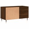 vidaXL Mobile Porta Dischi Rovere Marrone 85x38x48cm Legno Multistrato