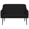 vidaXL Panca Nera 110x76x80 cm in Tessuto