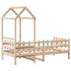 vidaXL Dormeuse con Tetto 80x200 cm in Legno Massello di Pino