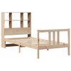 vidaXL Letto Libreria senza Materasso 90x190 cm Legno Massello Pino