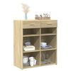 vidaXL Credenza Rovere Sonoma 80x42,5x93 cm in Legno Multistrato