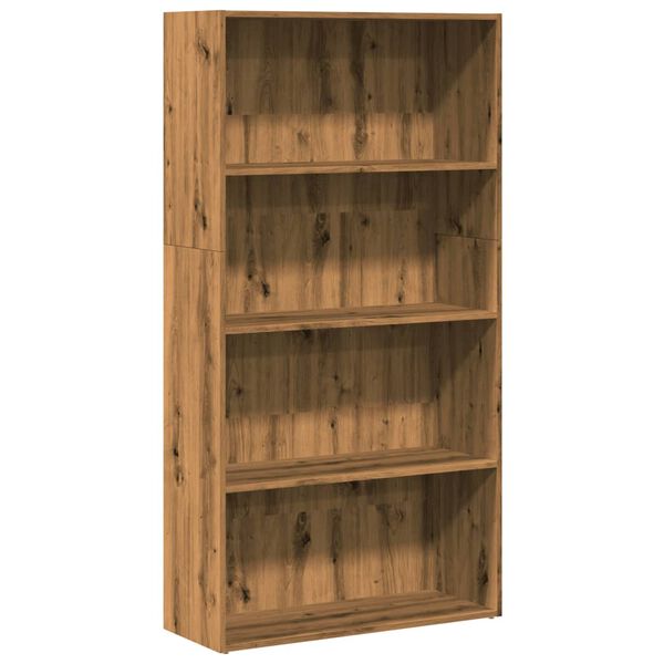 vidaXL Libreria Rovere Artigianale 80x30x152 cm in Legno Multistrato