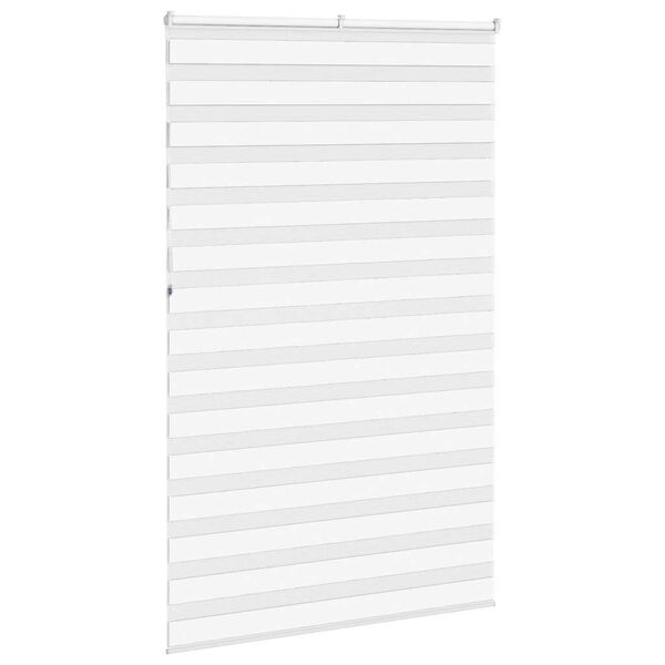 vidaXL Tenda a Rullo Zebra Larghezza Tessuto 145,9 cm Poliestere