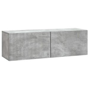 vidaXL Mobile Porta TV da Muro Grigio Cemento 98 x 31 x 30 cm
