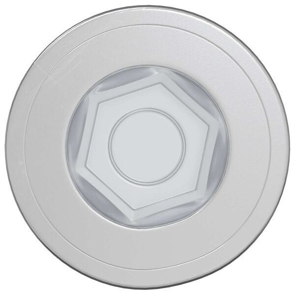 vidaXL Viti confermat 2100 pcs Argento Metallo