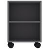 vidaXL Mobile Porta TV Grigio 120x35x48 cm in Legno Multistrato