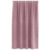 vidaXL Tende oscuranti 2 pcs Rosa scuro 140 x 140 cm Velluto