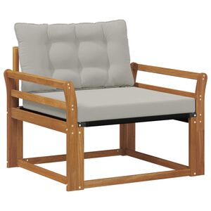 vidaXL Set di divani da esterno Legno di Acacia Massello e Textilene