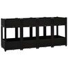 vidaXL Fioriera Rialzata 160x40x71 cm in Polipropilene