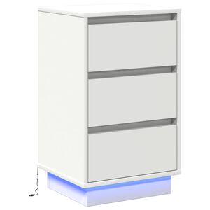 vidaXL Armadio da Notte Bianco 39 x 34,5 x 65 cm Legno multistrato