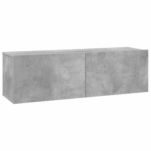 vidaXL Mobile Porta TV Grigio Cemento 100x30x30cm in Legno Multistrato