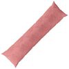 vidaXL Cuscino con cuscino HEERLEN Rosa 40 x 145 cm Velluto