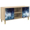 vidaXL Mobile TV RAALTE 102 x 33 x 50 cm Sonoma Legno ingegnerizzato