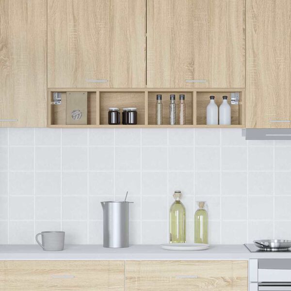 vidaXL Armadio pensile Rovere Sonoma 20 x 29,5 x 100 cm