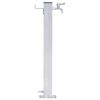 vidaXL Colonna d'Acqua da Giardino 100 cm Acciaio Inox Quadrato
