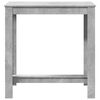 vidaXL Tavolo da Bar Grigio Cemento 102x50x103,5 cm Legno Multistrato