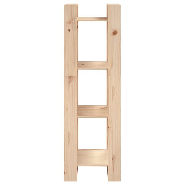 vidaXL Libreria/Divisorio 41x35x125 cm in Legno Massello di Pino