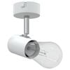 vidaXL Faretto da soffitto Bianco 6.5 x 6 x 11.5 cm Acciaio
