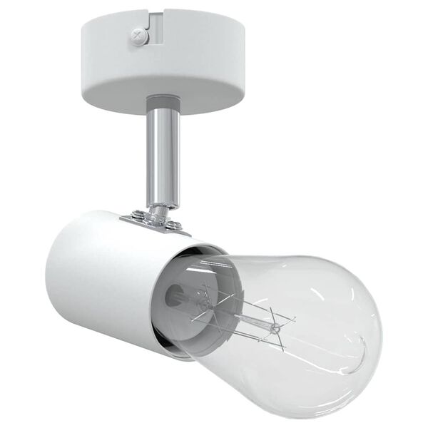 vidaXL Faretto da soffitto Bianco 6.5 x 6 x 11.5 cm Acciaio