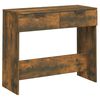 vidaXL Tavolino Consolle Rovere Fumo 90x36x75 cm in Legno Multistrato
