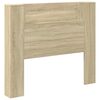 vidaXL Testata con Mobile e LED Rovere Sonoma Legno ingegnerizzato