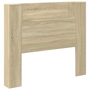 vidaXL Testata con Mobile e LED Rovere Sonoma Legno ingegnerizzato