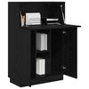vidaXL Scrivania Rovere Nero 71,5 x 31,5 x 106,5 cm Legno multistrato