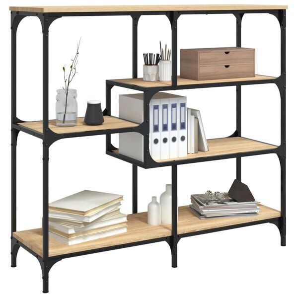 vidaXL Tavolo Consolle Rovere Sonoma 103x32x95 cm in Legno Multistrato