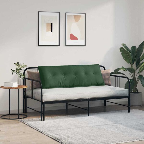vidaXL Cuscino per Schiena Verde Giungla 140 x 50 cm Tessuto in Cords