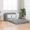vidaXL Divano letto Grigio chiaro 124 x 71 x 78 cm Tessuto