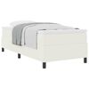 vidaXL Letto a molle Crema e Bianco 203 x 100 x 60 cm