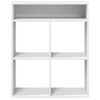vidaXL Libreria Bianca 66x31x80 cm in Legno Multistrato