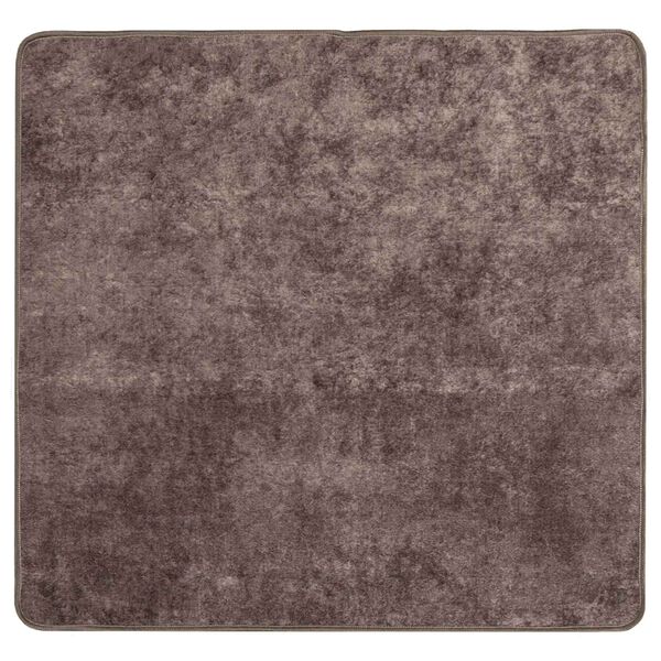 vidaXL Runner Tappeto MARSA Grigio 100 x 100 cm Poliestere e PVC