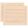 vidaXL Ante con Design a Lamelle 2 pz 39,5x49,4 cm in Legno di Pino