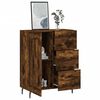 vidaXL Credenza Rovere Fumo 69,5x34x90 cm in Legno Multistrato