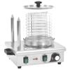 vidaXL Scalda Hot-Dog con 2 Aste in Acciaio Inossidabile 500 W