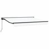 vidaXL Tenda retrattile manuale Bianco 3,5 x 2 m