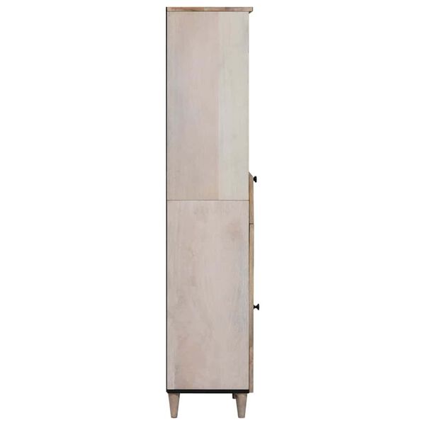 vidaXL Mobile da Bagno Bianco 38 x 33 x 160 cm Legno multistrato