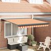 vidaXL Tenda Retrattile Giallo e Arancione 350 x 250 cm