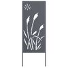 vidaXL Schermo per privacy in giardino Traforo Antracite 50 x 140 cm