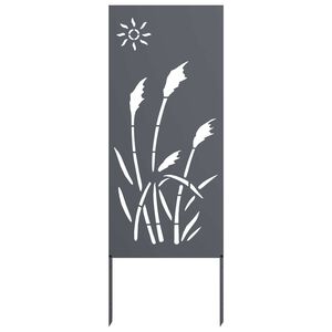 vidaXL Schermo per privacy in giardino Traforo Antracite 50 x 140 cm