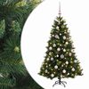 vidaXL Albero di Natale artificiale con palline 120 cm 150 LED