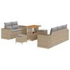 vidaXL Set Divano da Giardino 8 pz 8-Numero di posti