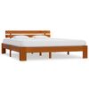 vidaXL Giroletto senza Materasso Ambrato 180x200 cm in Legno di Pino