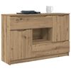 vidaXL Credenza Rovere artigianale 100 x 30 x 65,6 Legno multistrato