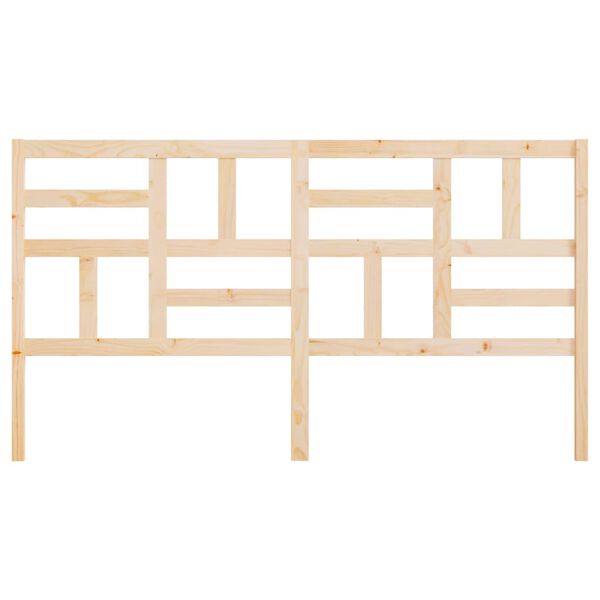 vidaXL Testiera per Letto 186x4x100 cm in Legno Massello di Pino