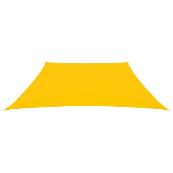 vidaXL Parasole a Vela in Tela Oxford a Trapezio 2/4x3 m Giallo