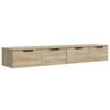 vidaXL Mobili Pensili 2 pz Rovere Sonoma 68x30x20 cm Legno Multistrato