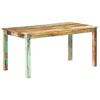 vidaXL Tavolo da Pranzo in Legno Massello di Recupero 160x80x76 cm