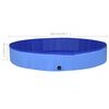 vidaXL Piscina per Cani Pieghevole Blu 300x40 cm in PVC